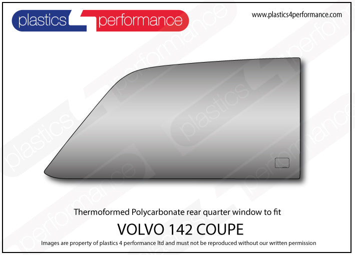 Vetri in Policarbonato per Volvo 142 Coupé