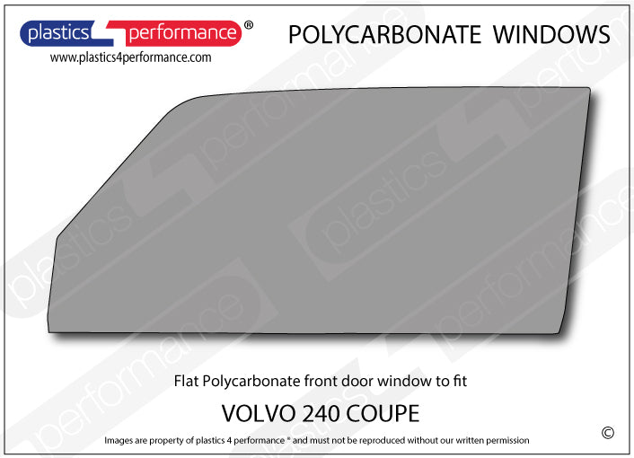 Vetri in Policarbonato per Volvo 240 Coupé