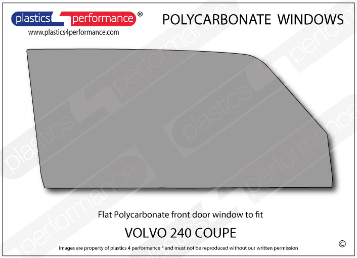 Carica immagine in Galleria Viewer, Vetri in Policarbonato per Volvo 240 Coupé
