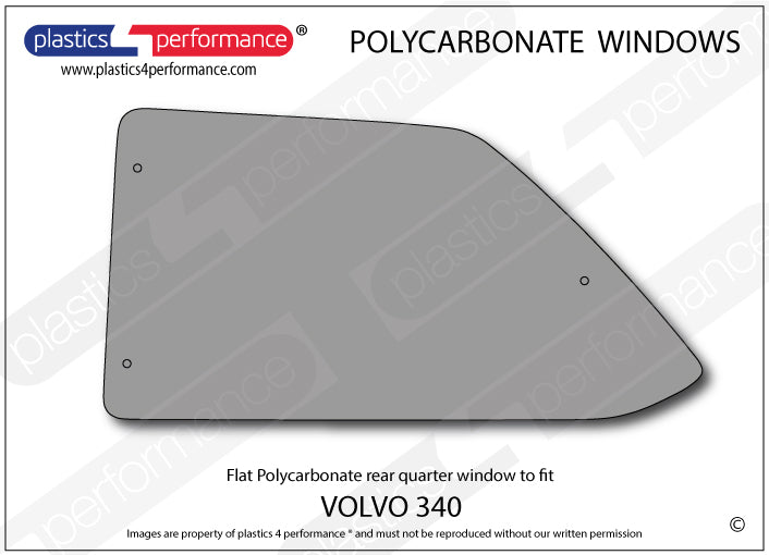 Vetri in Policarbonato per Volvo 340