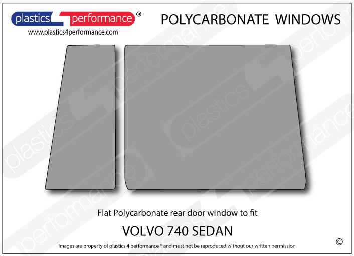 Vetri in Policarbonato per Volvo 740 Berlina