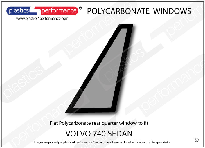 Vetri in Policarbonato per Volvo 740 Berlina