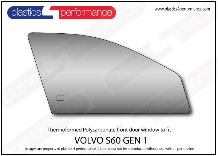 Vetri in Policarbonato per Volvo S60 1ª Gen.