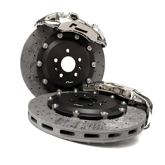 VWR - Kit freno Stage 3 + per telaio MQB / MQB EVO - Dischi 380mm carbonio ceramico - Pinza 6 pistoni