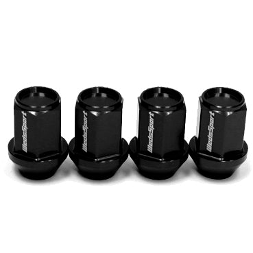 Dadi WedsSport Neri in Alluminio Forgiato M12x1.5 (confezione da 4)