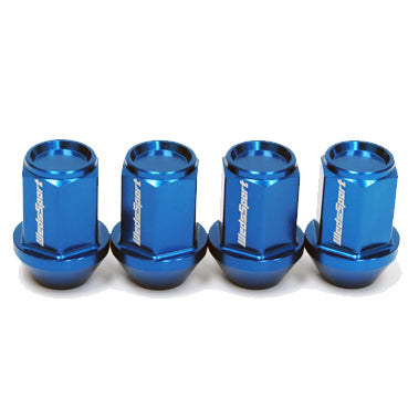 Carica immagine in Galleria Viewer, Dadi WedsSport Blu in Alluminio Forgiato M12x1.25 (confezione da 4)
