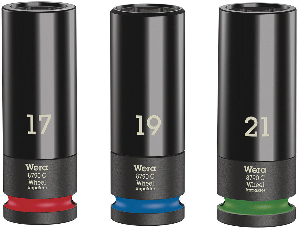 Set di Bussole per Cerchi 1/2" Wera Wheel Impaktor C Set 1