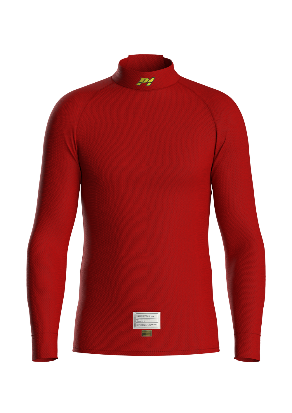 Maglia Sottotuta P1 X-Flow Comfort Rosso (FIA 8856-2018)