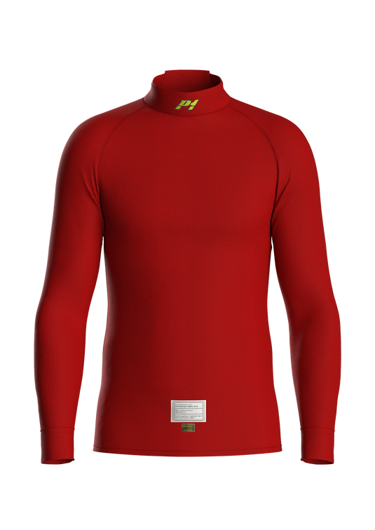 Maglia Sottotuta P1 X-Flow Comfort Rosso (FIA 8856-2018)