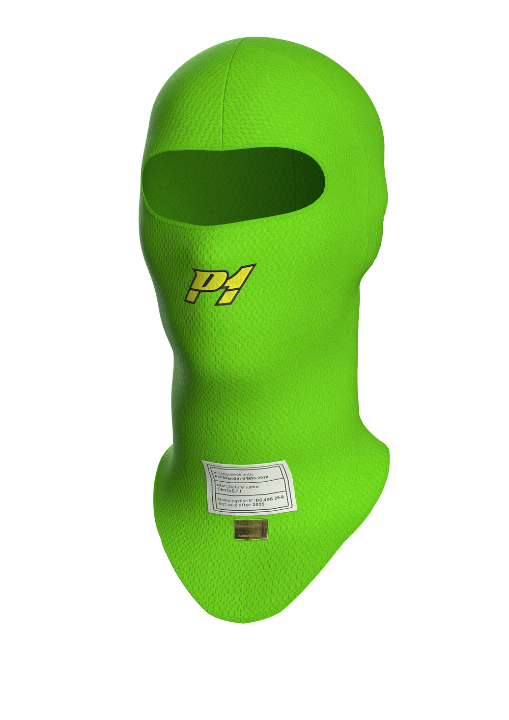 Sottocasco P1 X-Flow M Verde Fluo (FIA 8856-2018)