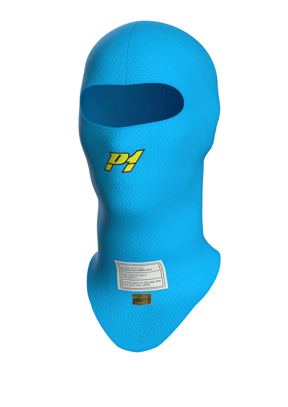 Sottocasco P1 X-Flow M Azzurro Fluo (FIA 8856-2018)