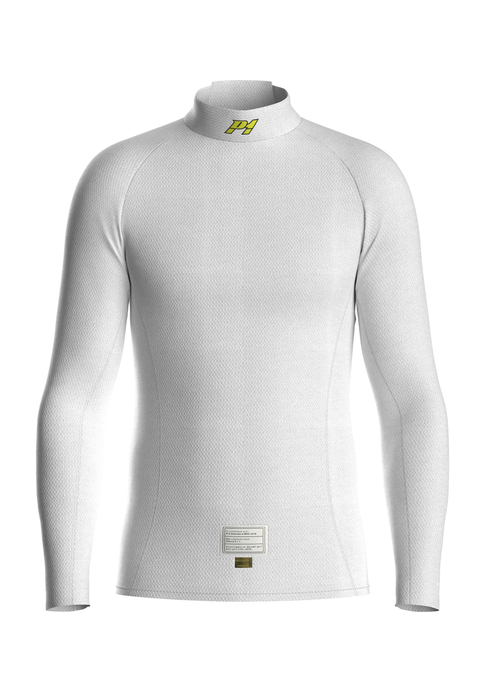 Maglia Sottotuta P1 X-Flow Slim Fit Bianco (FIA 8856-2018)