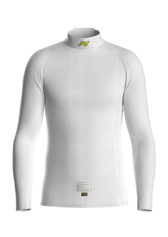 Maglia Sottotuta P1 X-Flow Slim Fit Bianco (FIA 8856-2018)