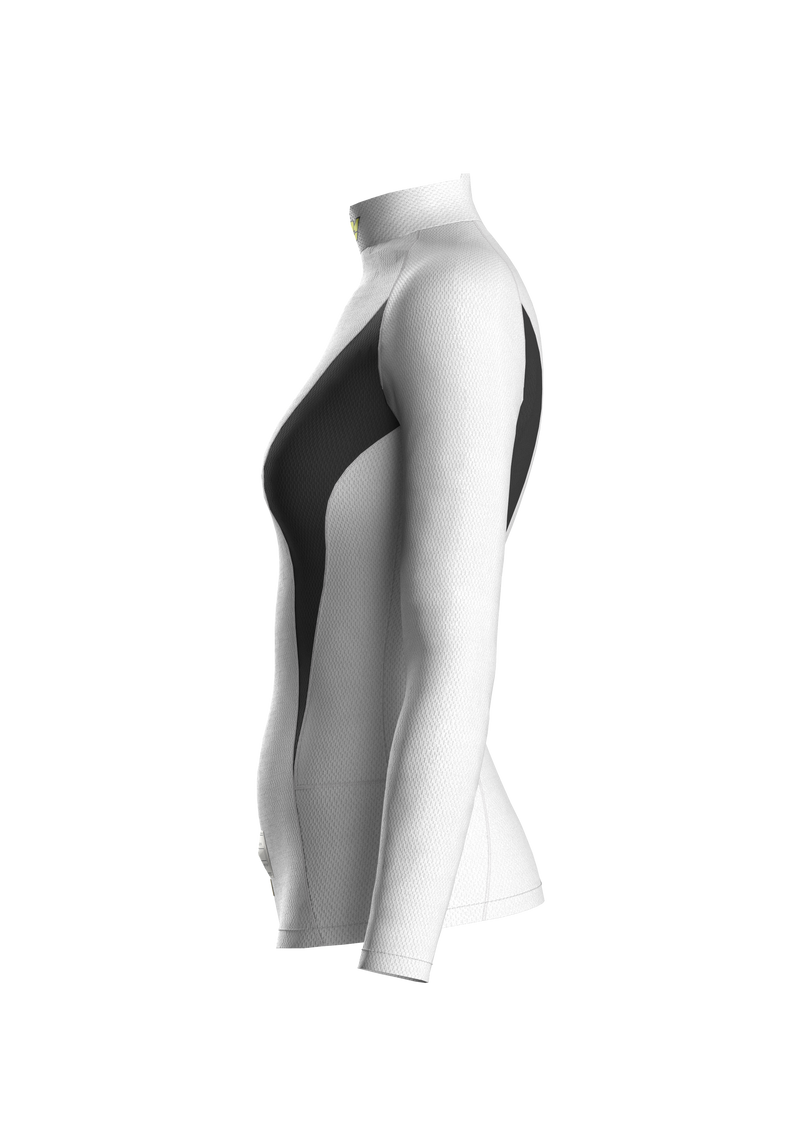 Carica immagine in Galleria Viewer, Maglia Sottotuta P1 X-Flow Donna Bianco / Grigio Scuro (FIA 8856-2018)
