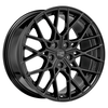 Cerchio MSW 74 10x19 5x114.3 ET45 - Nero lucido