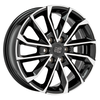 Cerchio MSW 42 Van 7,5x19 6x120 ET53 - Nero lucido con razze lucidate