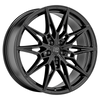 Cerchio MSW 75 8,5x20 5x112 ET35 - Nero lucido