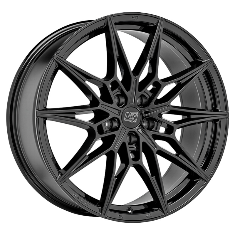 Cerchio MSW 75 8,5x20 5x112 ET45 - Nero lucido