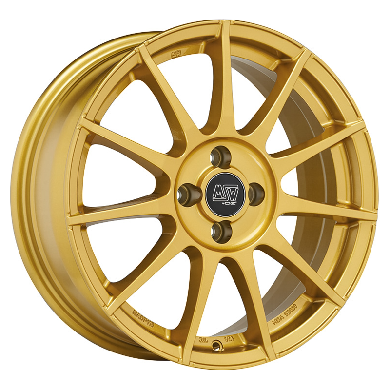 Carica immagine in Galleria Viewer, Cerchio MSW 85 7x17 4x98 ET35 - Oro
