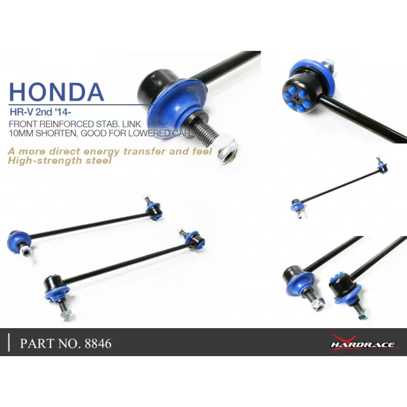 Carica immagine in Galleria Viewer, Biellette Barra Stabilizzatrice Anteriori Rinforzate Hardrace per Honda HR-V RU (14-21)
