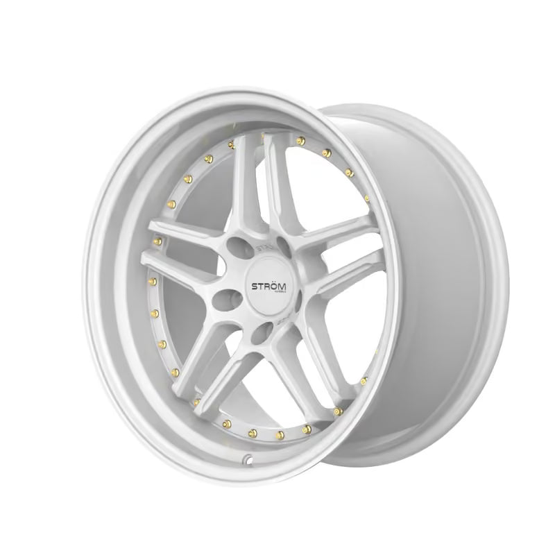 Cerchio Ström DS-05 9,5x18 5x114.3 ET15 - Bianco