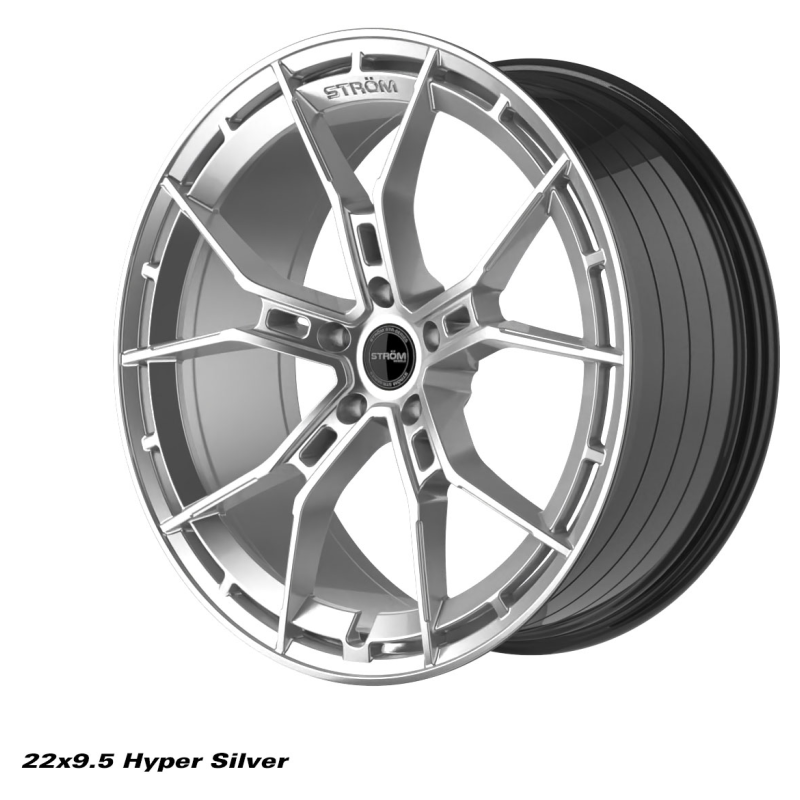 Cerchio Ström STR-F5 9,5x22 5x112 ET30 - Argento