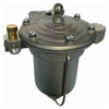 Regolatore Pressione Benzina King per Carburatore - 85 mm, Vaschetta in Alluminio, Racc. 1/8" NPT, Uscita Manometro