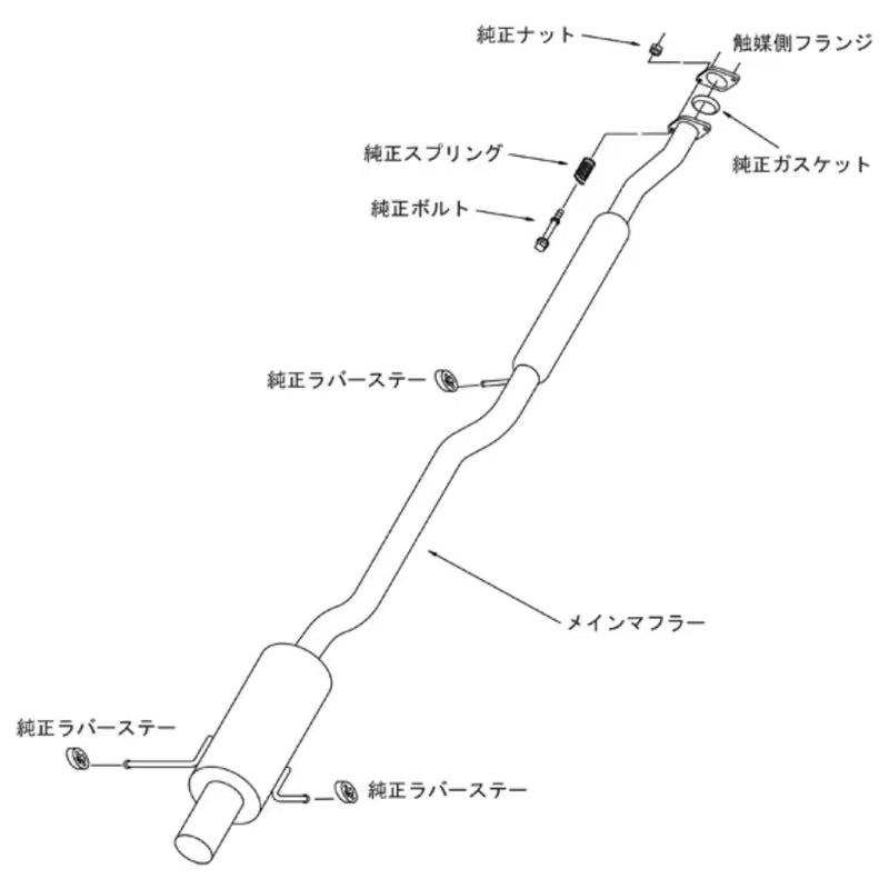 Carica immagine in Galleria Viewer, Linea di Scarico HKS "Hi-Power Spec R" per Subaru Impreza GDB (E-F) (04-06)
