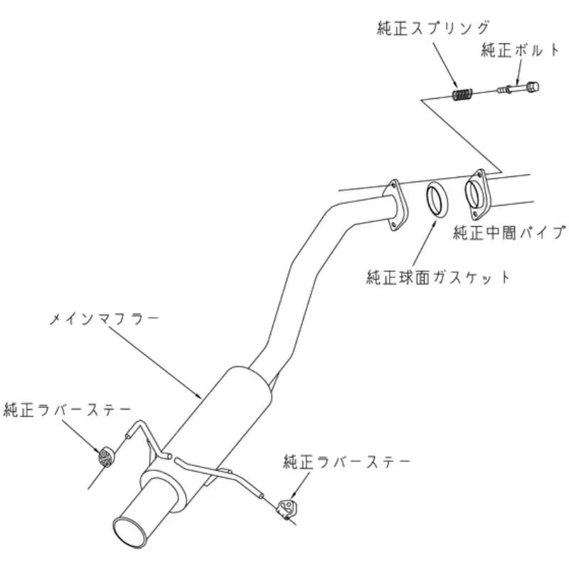 Silenziatore di Scarico HKS "Silent Hi-Power" per Honda Jazz (13-20)