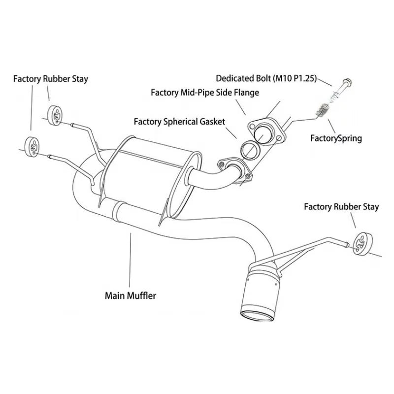 Silenziatore di Scarico HKS "Legamax sports" per Mazda MX-5 ND