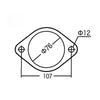 Guarnizione di Scarico HKS 76 mm (2 fori)