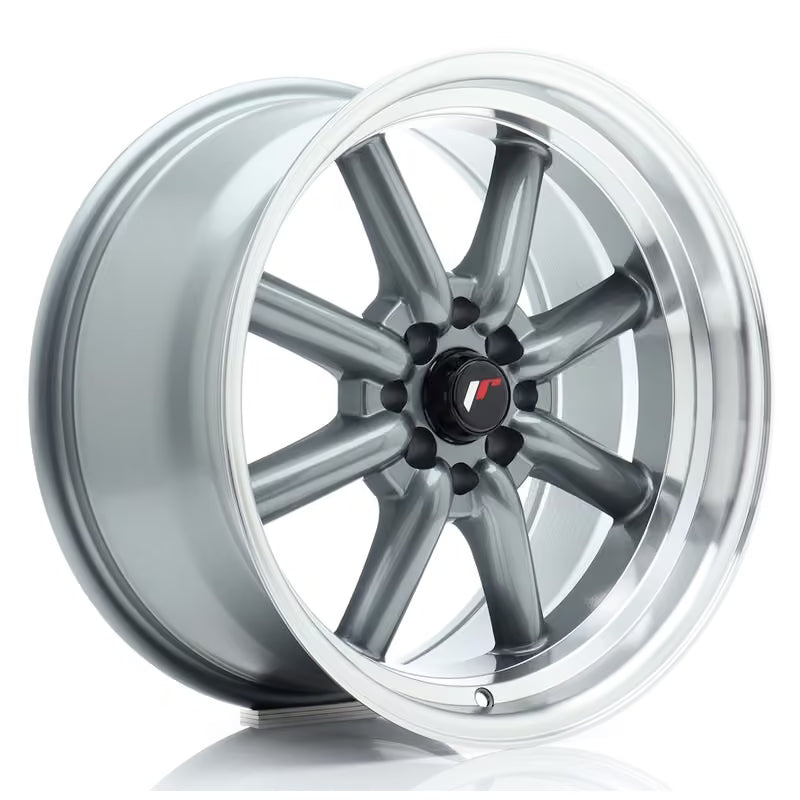 Carica immagine in Galleria Viewer, Cerchio Japan Racing JR-19 9x17 4x100/4x114.3 ET10 - Gunmetal
