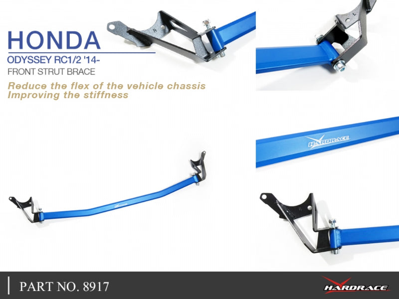 Carica immagine in Galleria Viewer, Barra Duomi Superiore Anteriore Hardrace per Honda Odyssey RC1 / RC2 / RC4 (2013+)
