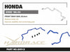 Barra Stabilizzatrice Anteriore Hardrace Nera per Honda Civic EK /EJ / EM