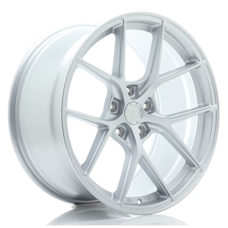 Carica immagine in Galleria Viewer, Cerchio Japan Racing SL-01 Super Light 9,5x19 5x120 ET40 - Argento lucidato
