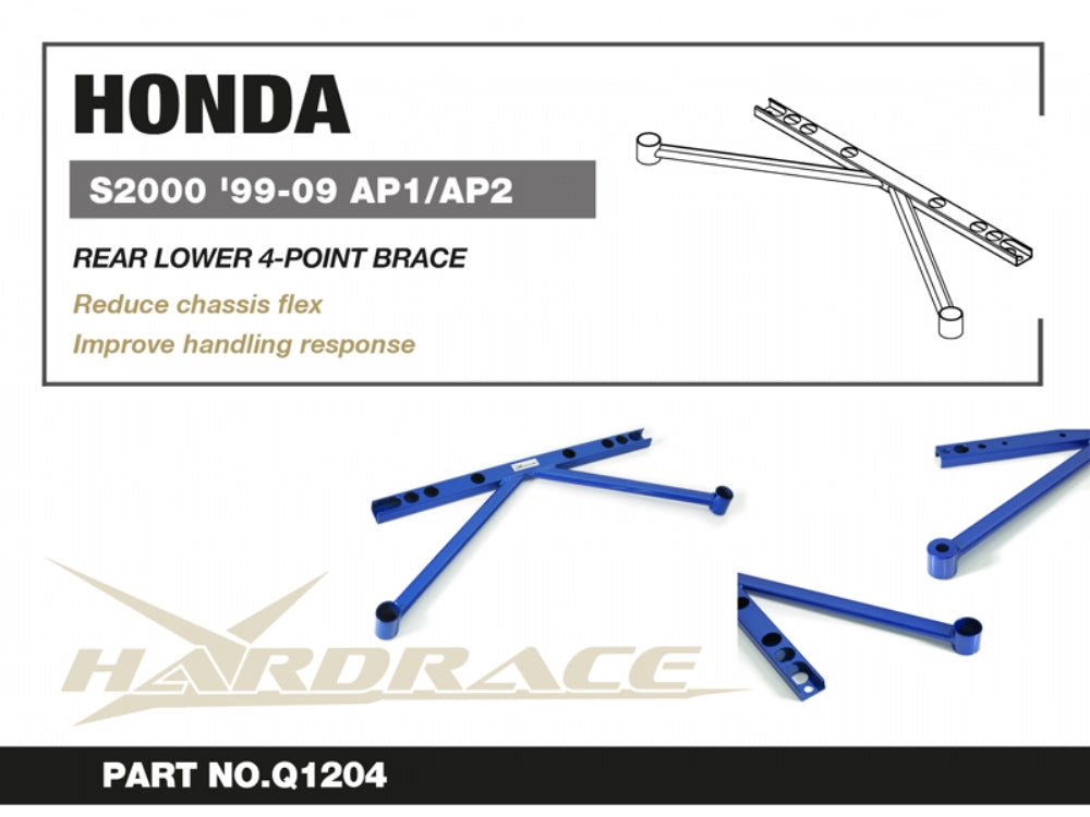 Rinforzo Inferiore Posteriore Hardrace per Honda S2000
