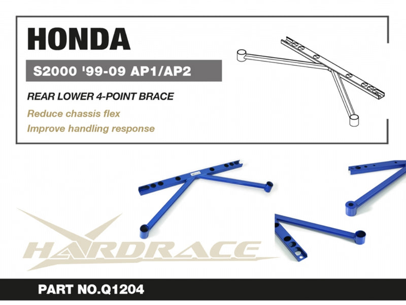 Carica immagine in Galleria Viewer, Rinforzo Inferiore Posteriore Hardrace per Honda S2000
