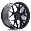 Cerchio Japan Racing JR-51 9,5x19 foratura su misura 5 fori ET20-45 - Nero satinato
