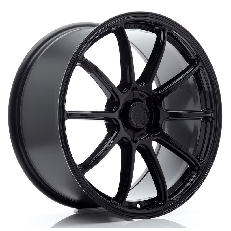 Cerchio Japan Racing SL-04 Super Light 8,5x19 foratura su misura 5 fori ET20-45 - Nero lucido