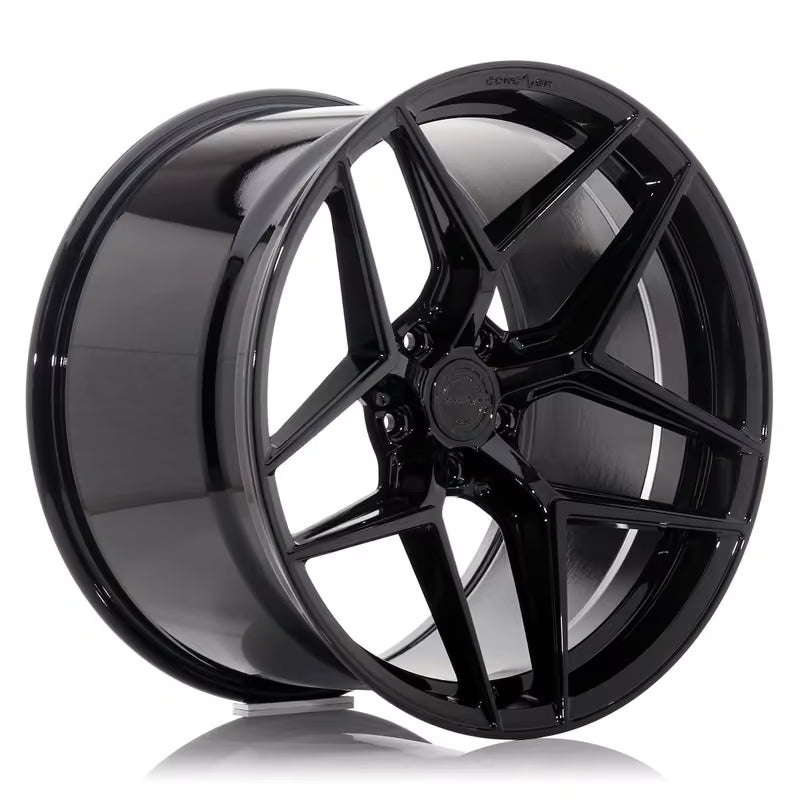 Cerchio Concaver CVR2 9,5x21 foratura su misura 5 fori ET0-35 - Nero platino