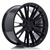 Cerchio Japan Racing JR-52 9,5x19 foratura su misura 5 fori ET20-45 - Nero lucido