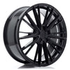Cerchio Japan Racing JR-52 8,5x20 foratura su misura 5 fori ET20-45 - Nero lucido