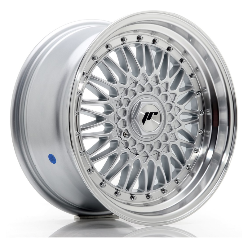 Cerchio Japan Racing JR-9 8,5x17 4x100/4x108 ET20 - Argento lucidato