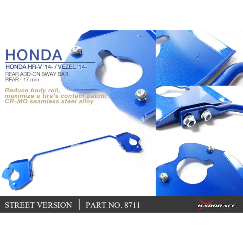 Carica immagine in Galleria Viewer, Barra Stabilizzatrice Posteriore Hardrace per Honda HR-V RU / RV
