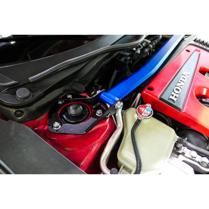 Carica immagine in Galleria Viewer, Barra Duomi Superiore Anteriore Hardrace Nera per Honda Civic Type R FK8 (17-22)
