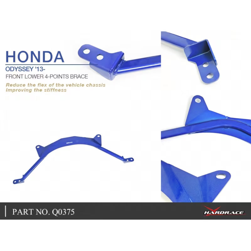 Carica immagine in Galleria Viewer, Rinforzo Inferiore Anteriore H-Brace Hardrace per Honda Odyssey RC1 / RC2 / RC4 (2013+)
