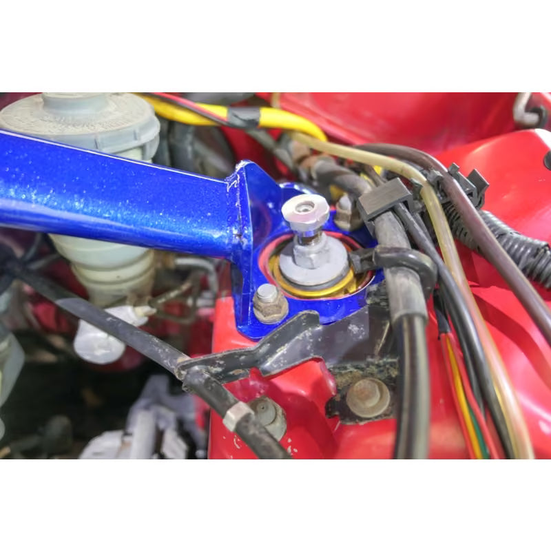 Barra Duomi Superiore Anteriore Hardrace Blu per Honda Civic EC / ED / EE