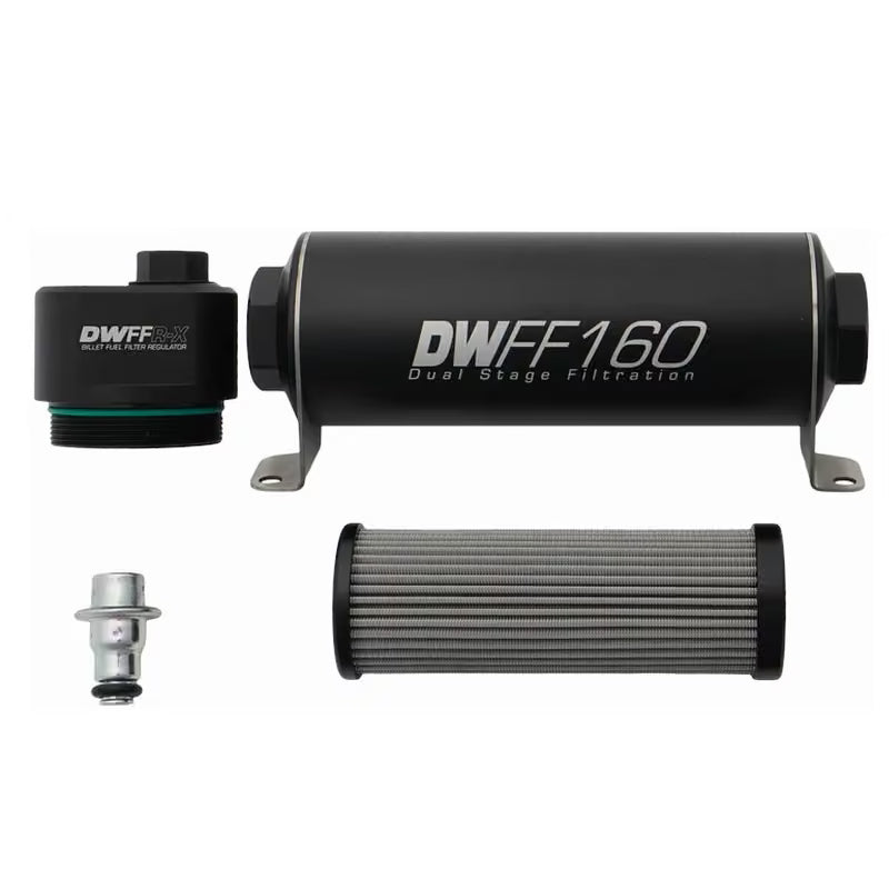 Regolatore e Filtro Benzina Deatschwerks DWFFR-X 160 mm (10 Microns)