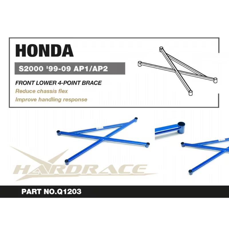 Carica immagine in Galleria Viewer, Rinforzo Inferiore Anteriore Hardrace per Honda S2000
