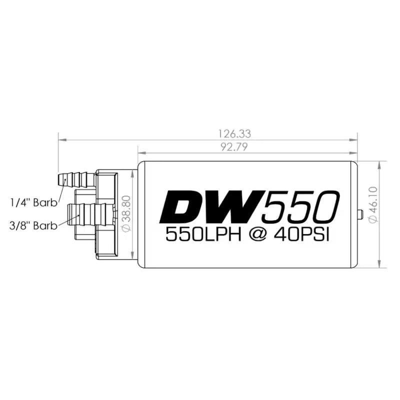 Carica immagine in Galleria Viewer, Pompa Benzina Deatschwerks DW550 - 550 L/h E85
